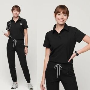 FIGS Nala Short Sleeve Polo